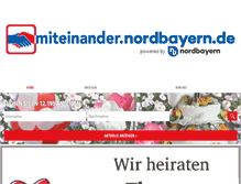 Tablet Screenshot of familie.nordbayern.de